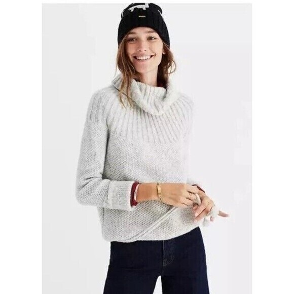 Madewell Sweaters - Madewell Snowbound Drawstring Pullover Sweater Size S